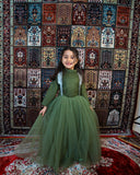 Besht Green  Kaftan دراعة مع بشت