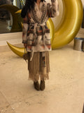 005 brown wool sweater set Adult