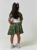 Green bandage skirt  فستان اخضر