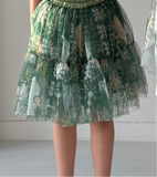 25 Saudi Green skirt تنورة السعودية خضراء ٢٥