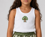 بلوزة شعار يوم التخضير sleevless green day tan top