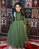 Besht Green  Kaftan دراعة مع بشت