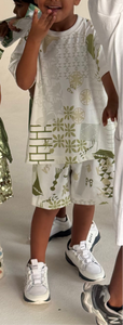 25 Saudi White Shorts شورت السعودية ٢٥ ابيض