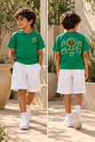 Green printed  green day tshirt تيشرت يوم التخضير خضراء