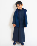 Boys 002 navy suede vest