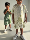 25 Saudi White Shorts شورت السعودية ٢٥ ابيض
