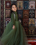 Besht Green  Kaftan دراعة مع بشت