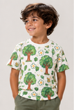 white printed  green day tshirt تيشرت يوم التخضير بيضاء